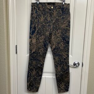 NWT J Brand Alana High Rise Crop Skinny in Gold Wave size 30